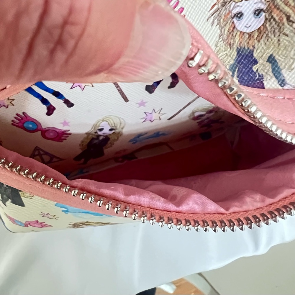 Loungefly Cream and Pink Harry Potter Luna Lovegood Mini Backpack - Picture 9 of 11